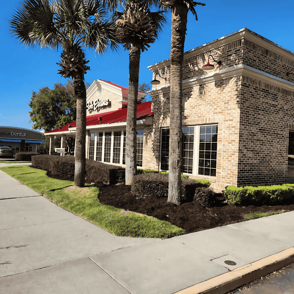 Turfscape Enterprises Florida precision mulch and plant upgrade